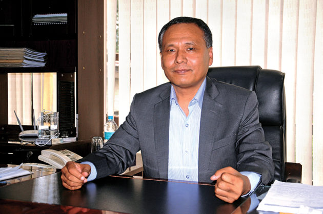 Interview with Kulman Ghising, Managing director of Nepal Electricity Authority at Ratnapark in Kathmandu on Sunday, September 25, 2016. PHOTO: Balkrishna Thapa Chhetri/THT